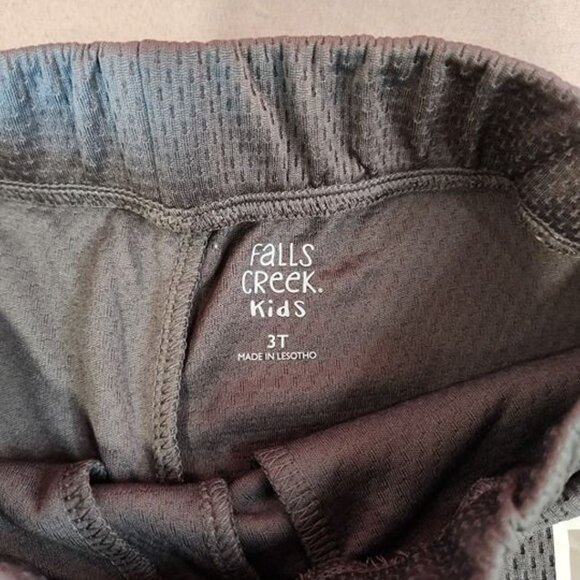 Boys Toddler Falls Creek Athletic Shorts Gray Yellow - Picture 8 of 10